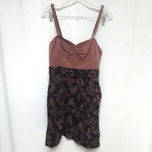 Aritzia Wilfred Black Maroon Dress 6